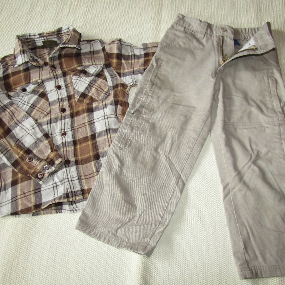 Boys Pants and Shirt Set, Size 6